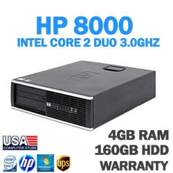 Picture of REFURBISHED HP 8000 ELITE SFF DESKTOP PC INTEL CORE 2 DUO 3.0GHZ DESKTOP